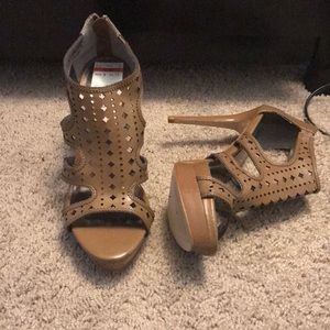 Carlos Santana heels, lightly worn